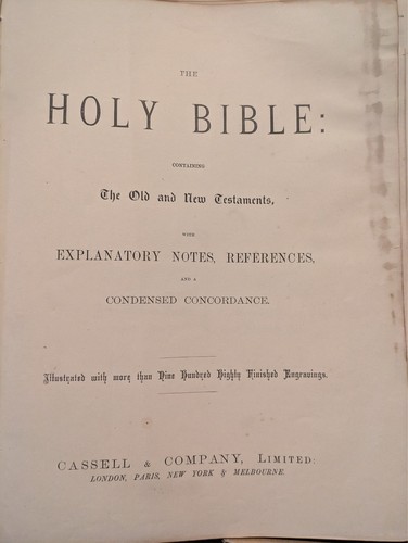 Family illustrated holy bible - holy,