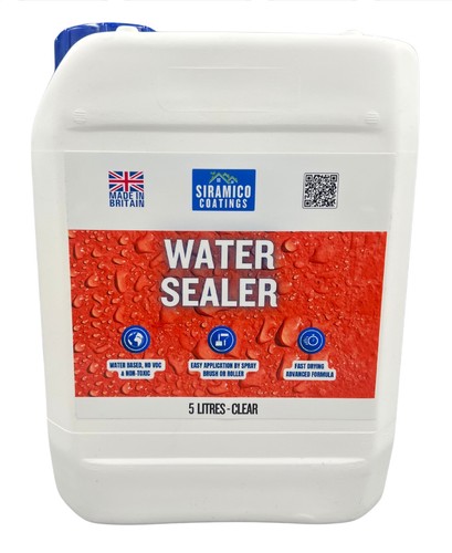 Clear water sealer - water, durable