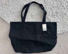 Primark Black Canvas Tote Bag