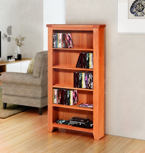 Dvd shelf tall wooden oak - dvd,