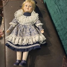 Vintage Porcelain Doll Girl