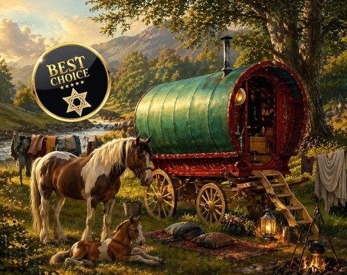Romany gypsy caravan - romany,