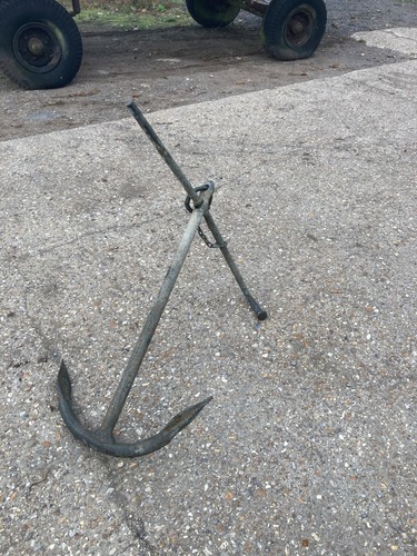 Vintage anchor iron - vintage, boat