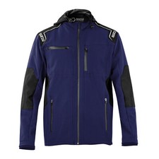 Sparco Seattle Softshell Workwear Garage Mechanics Hooded Jacket Coat