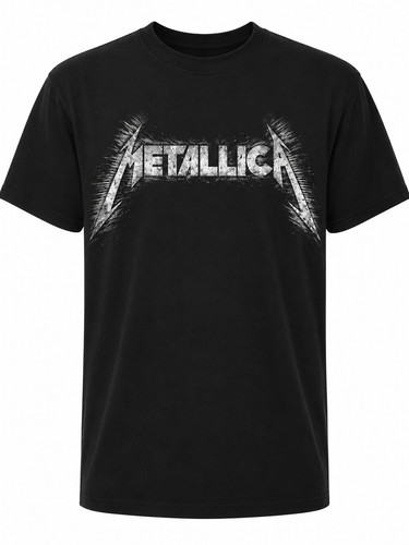 Metallica logo shirt unisex - metallica,