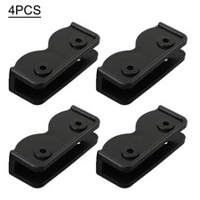 Essential Spare Parts for Tents 4PCS Plastic Replacement Connectors Black