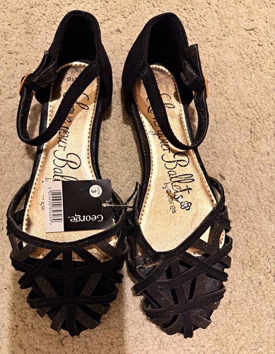 George ballerinas black - ,