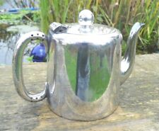 Art Deco silver plate teapot