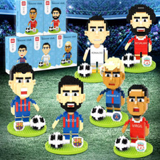 Football Star Building Block Set Character Series Model Small Particle Gift Toy