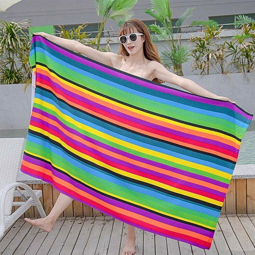 Striped extra large microfibre - striped,