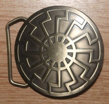 skinhead metal belt buckle