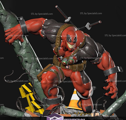 Incredible venompool hulk - !, 3d