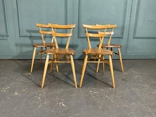 Ercol Stacking Chairs X 4