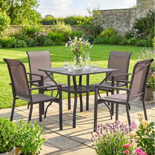 Garden dining table - and, chairs