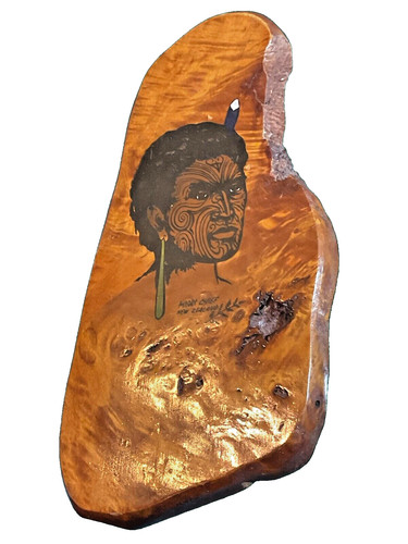 Hand carved and - and, maori
