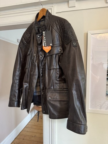 Belstaff leather turner jacket - belstaff,