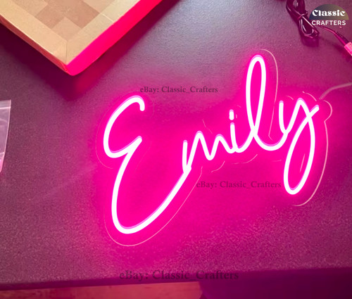 Custom neon name - custom,