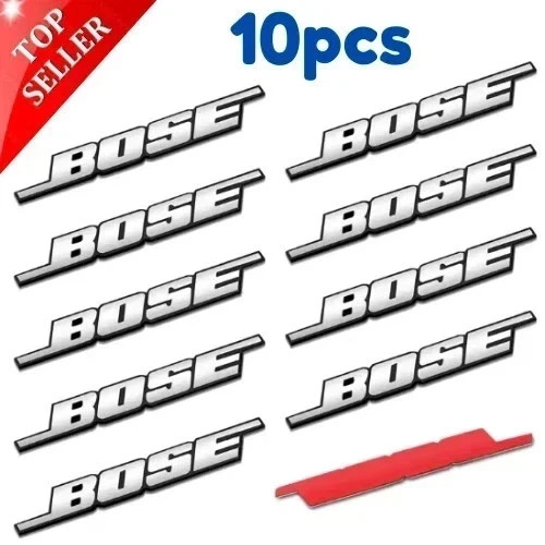 10x bose aluminium - bose, badge