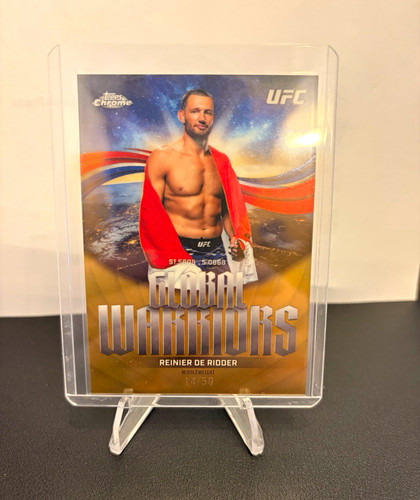 Topps chrome ufc reinier - topps,