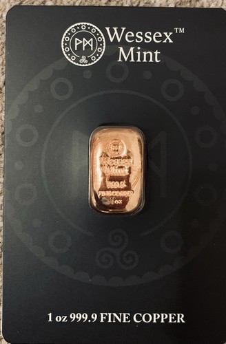 Wessex mint 1oz copper - mint, cast