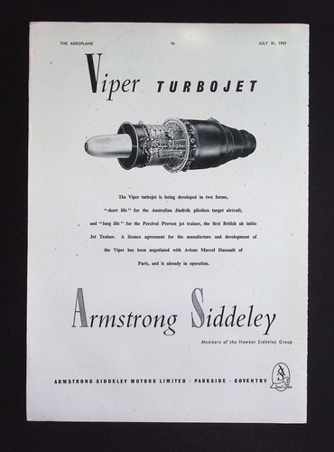 Original 1953 advert armstrong - 1953,