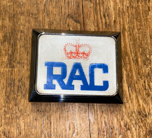Vintage rac car - car, badge