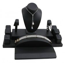 Leatherette Jewellers Shop Counter Window Cabinet Jewellery Display Show Set