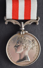 Indian Mutiny Medal ~ 27th Foot Inniskilling ~ Thomas McCrudden ~ Maguiresbridge