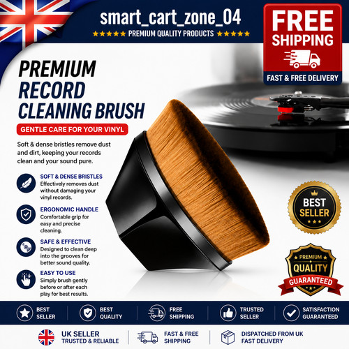Anti static vinyl record brush - record,