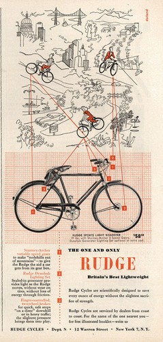 1950 rudge bicycles the - the, one