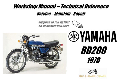 Yamaha rd200 200 service - rd200, rd