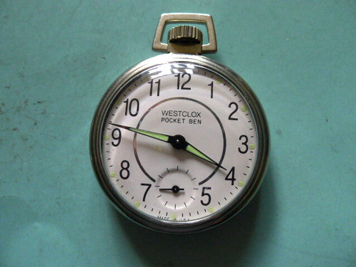 Westclox pocket ben chromed - westclox,