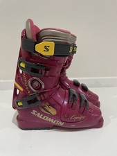Salomon Ski Boots Pink Women’s Size 23.5 Integral Equipe Pro 