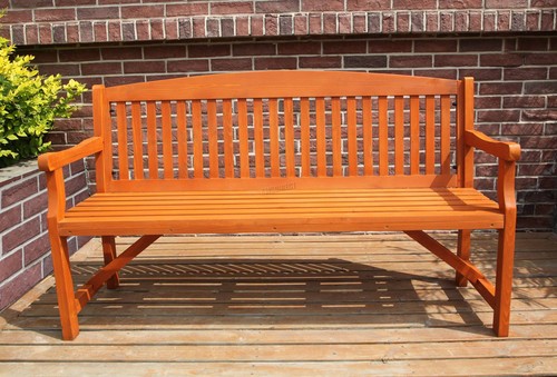 Garden bench wood slat - wood, 3