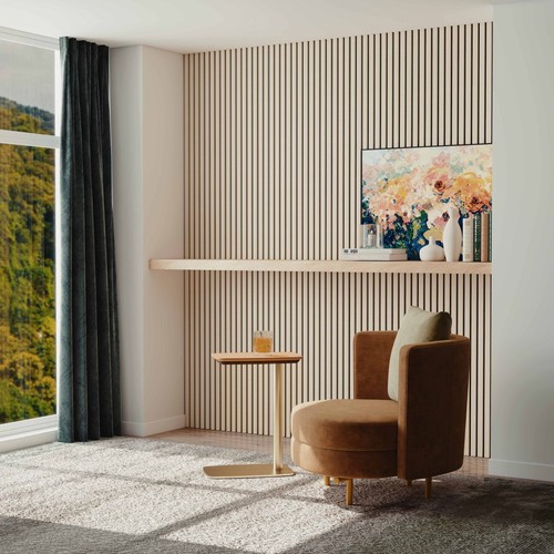 2pcs decorative acoustic slat - 2pcs,