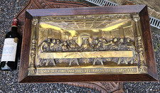 Vintage Copper bas relief LAst