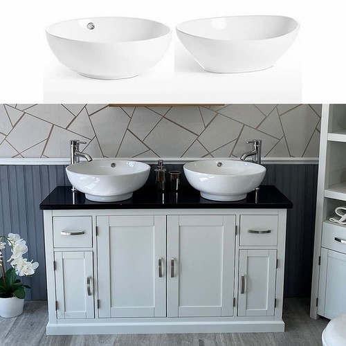 Bathroom double vanity unit - bathroom,