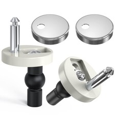 2pcs Quality Top Fix WC Toilet Seat Hinge Fittings Screws Quick Release Hinges