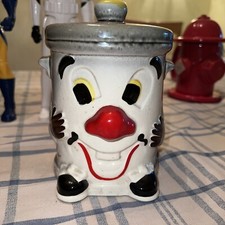 Vintage Ceramic Money Box. Dusty bin Late 70s From The Tv Show 3-2-1 ted Roger’s