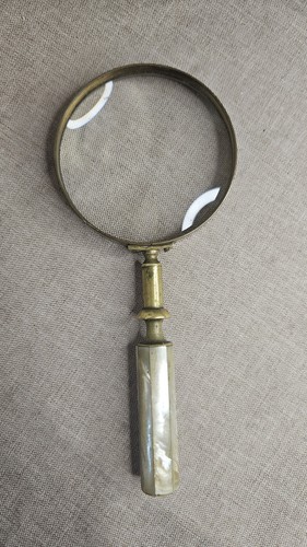 Magnifying glass antique - magnifying,