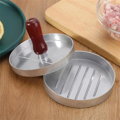 Burger press round stainless - burger,