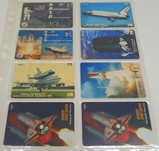Rare Lot Limited Edition NASA Kennedy Space Center Telephone Phone Cards MINT