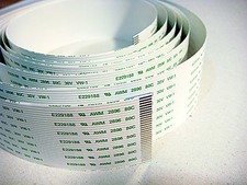 30 pin/way FFC Flexible Flat Cable Ribbon AWM 2896 80C 30V VW-1 1800mm 1mm pitch