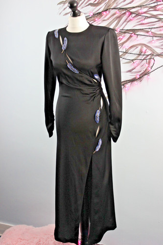 Zara lbd blue feather - lbd,