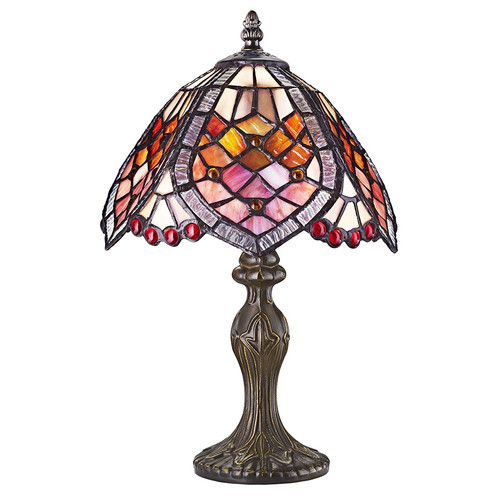 Handmade red beaded stained - red,