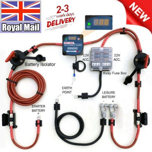 Split charge relay - relay, kit