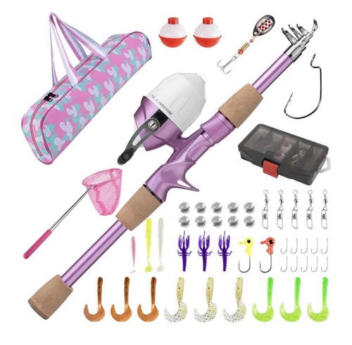 Kids fishing pole - kids, pole,
