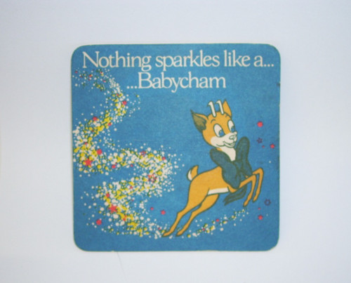 Antique advertising coaster - antique,