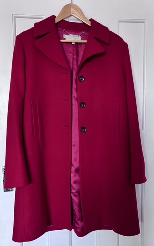 Hobbs women coat 12 - women's, red