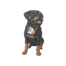 Vivid Arts Rottweiler Dog - Garden Ornament 19cm - Indoor or Outdoor